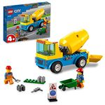 LEGO City Cement Mixer Truck 60325 Building Kit (85 Pieces)