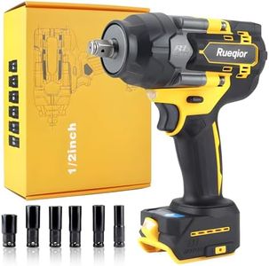 Cordless Impact Wrench 1/2 inch for DeWalt 20v Battery, Impact Wrench 740Ft-lbs(1000N.m), High Torque Brushless Electric Impact Gun, Drive Impact Cordless,Impact Gun, Impact Driver (Tool Only)