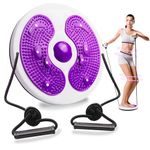 DONGTATA Waist Whisper Waist Twister Disc Body Shaping Waist Twisting Disc for Women Adults Cardio Weight Loss/Cardio Exercise Waist Toning Fitness Turntable for Home Workout Waist Sculptor Machine