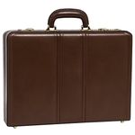 McKleinUSA 80434 Daley Leather Attache Case, Brown