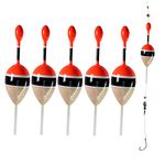 Slip Bobbers for Fishing Saltwater Freshwater 1/2oz 2"x5.28" Slip Fishing Bobbers Drift Floats for Crappie Panfish Bass Trout 5Pcs/Set