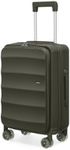 4mytu 20'' Carry-On Luggage, Lightweight PC Hardshell Suitcase with 360° Spinner Wheels, TSA Lock, Slim Handle Fits Sleeve Bags, AspenGreen