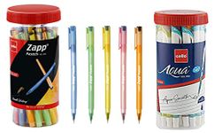 Cello Zapp Pastels Gel Pens Aqua Blue Gel Pen Jar of 25 Units