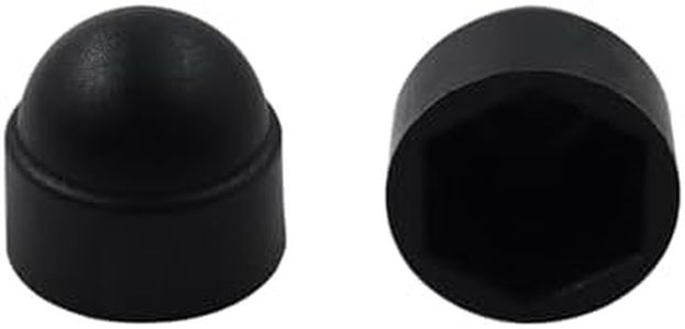 Plastic Bolts Covers,ULIFESTAR Screw Caps Assortment,Nuts Protection Caps,Hexagonal Bolts Head Caps,Black Hex End Cap Covers,Decorative Dome Bolts Covers for Automotive