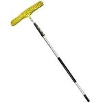 DocaPole 7-30 Foot Extension Pole + 24” Window Scrubber for Larger Windows | Telescopic Pole and Chenille Microfiber Washer for Cleansing Glass Surfaces | Cleaner for Washing Glass & Cleaning Outdoors