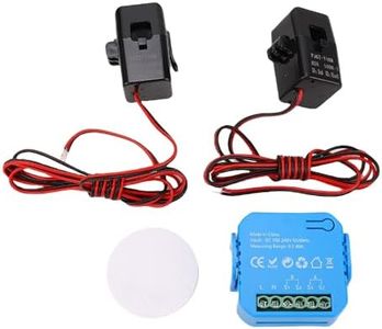 YDuupxe Electricity Usage Monitor Smart Power Meter Real Time Monitoring 2 Way with 2x80A CT Clamp Support for Smart Life for Tuya