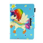 9-10.1 Inch Tablet Case, Protective Cover for iPad 2018, Samsung Galaxy A 10.1/Tab S2 9.7, Asus ZenPad 10, Lenovo TB-X103F/Tab 2 A10-70, Huawei MediaPad T3 T5 10/M5 Lite, Unicorn