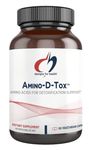 Designs for Health Amino-D-Tox - Amino Acid Detox + Liver Cleanse Support - Supplement Blend with Glycine, Calcium D Glucarate, NAC + More - Non-GMO + BPA Free Glass Bottle (90 Capsules)