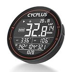 CYCPLUS GPS Bike Computer, Wireless Cycling Computer, Speedometer Odometer Waterproof MTB Tracker, ANT+ Bluetooth Compatible with 2.5 Inch Screen