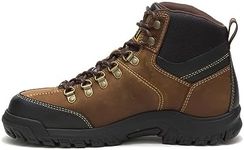 Caterpillar Men's Threshold Waterproof Steel Toe Industrial Boot, Brown, 11 M US