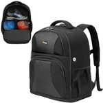 DBXINY 2 Ball Bowling Backpack, Bowling Bag Backpack for Two Balls, Shoes up to Size 15 and Accessories