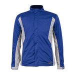 MOBILE WARMING Men's Balmore Heated Rain Jacket (Navy/Silver, X-Large)