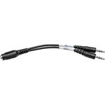 Tripp Lite Audio Headset Splitter Adapter 4 Position 2x 3 Position 3.5 mm, 15.24 cm (P318-06N-FMM)