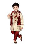 Qtsy Dapper and Traditional Kids Sherwani Suit Set for Boys