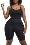 KBFSU Tummy Control Shapewear Bodysuit for Women Seamless Butt Lifter Thigh Body Shaper Sculpting Body Shaper Tank Top, Black, S