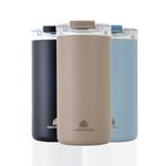 Groenenberg Travel Mug | Coffee Cup 473ml | 100% Leakproof Coffee Cup Travel Mug | Hot for Hours | Recycled Stainless Steel Travel Mugs for hot Drinks
