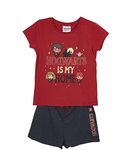 CERDÁ LIFE'S LITTLE MOMENTS - Harry Potter Summer Pyjamas - 2 Pieces - Size 6 Years - Short Pyjamas Made in 100% Cotton - Original Product - Official License Warner Bros Red Dark