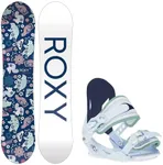 Roxy Poppy Girls Snowboard Package, 118cm, Medium Bindings