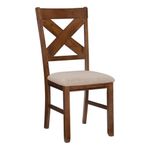 Powell Kraven Dining Side Chair in Dark Hazelnut [Set of 2]