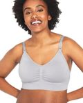 Motherhood Maternity Women's Maternity Average Busted Seamless Clip Down Nursing Bra Bra, -grey, Extra Large