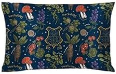 Jay Franco Harry Potter Herbology Satin Pillowcase - Standard Size 50x75 cm Silky Soft Blue Premium Pillow Cover
