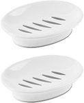 WYOK 2-Pack Soap Dish with Drain So