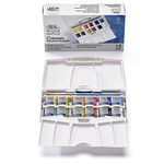 Winsor & Newton Watercolor Paint, Cotman Travel Set of 12, 12 Count (Pack of 1)