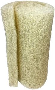 Aquatic Experts Almohadilla de filtro de estanque gruesa beige – 2 pulgadas de grosor – 24 pulgadas por 56 pulgadas a granel rollo de agua para estanque – Fabricado en Estados Unidos