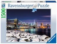 Ravensburger Puzzle 17108 Winter in New York 1500 Pieces Puzzle for Children and Adults from 14 Years