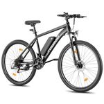 Touroll U1 Electric Bike, 29'' Electric Bicycle Commute E-bike with 36V 13Ah Removable Battery, LED Display, Dual Disk Brake, 21 Speed, Electrric Mountain Bike for Teenagers and Adults