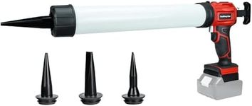 Cordless Caulking Gun Compatible with Makita 18V, 20oz / 600ml Electric Caulk Adhesive Gun with 4 Adjustable Speeds, Drip Free Sausage Caulking Gun, Caulking Tool for Filling, Sealing (No Battery)