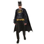 Rubie's R1001606S Batman Adult Costume Fancy Dress, Black, S