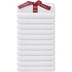 HOMEXCEL White Hand Towels for Bath
