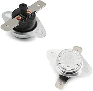 Fielect KSD301 Thermostat Temperature Control Switch,Adjust Snap Disc Temperature Switch 115°C Normally Closed 2 Pcs