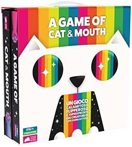 Asmodee A Game of Cat & Mouth, Gioco da Tavolo, Divertente Party Game dai Creatori di Exploding Kittens, 2 Giocatori, 7+ Anni, Edizione in Italiano