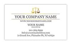 Attorney Law Office Business Cards 
