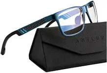 ANYLUV Reading Glasses for Men Blue Light Blocking, Premium Square Computer Mens Reading Glasses 2.75 with Al-mg Frame