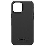 OtterBox Symmetry+ Case for iPhone 12 Pro Max with MagSafe, Shockproof, Drop Proof, Protective Thin Case, 3x Tested to Military Standard, Black