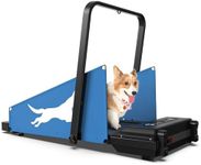 FYC Dog Treadmill for Small Dogs, Pet Treadmill Running Machine for Small & Medium-Sized Dogs Treadmill for Home 220lbs Folding Treadmill with LCD Display Screen and Remote, Easy Installation, Blue