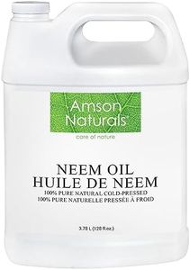 Neem Oil 3.78 Litres / 1 Gallon / 128 oz -100% Pure & Natural, Cold Pressed, Multipurpose uses, DIY recipes Amson Naturals.