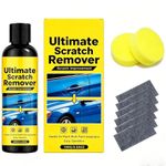 Nanopolix Rcratch Remover, Scratch Remover for Vehicles, Car Paint Repair Paste for Light Scratches, Swirl Marks, Scuffs & Water Spots, Polishing Compound Restores Shine, with 3 Cloths
