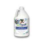 TurFresh BioS+ Artifical Turf Cleaner Pet Odor Eliminator; Organic, Non-Toxic, Eco-Friendly Enzyme Concentrate; Outdoor Use; 1 Gallon