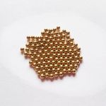 Pure Brass Beads 3000pcs Diameter(∅) 1.588-1.6mm Brass Beads Especially for Production of Braille Signs Polished Specular Reflection Brass Beads