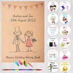 Personalised Childrens Kids Wedding Activity Pack Book Favour Cute AB47