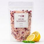 Bubble Me Spoil Yourself Bath Salt | 400g | Luxurious Aromatherapy | Soothes & Nourishes | Epsom & Pink Salt Blend | Hydrating Glycerin | Pure Essential Oils |