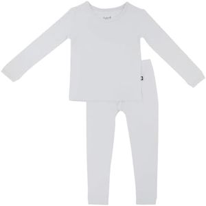 KYTE BABY Toddler Pajama Set - Pjs for Toddlers Made of Soft Rayon Made From Bamboo Material, (8, Storm)