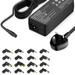 Universal Laptop Charger 90W for Toshiba Samsung Sony Dell HP Acer Asus Lenovo IBM Notebook Ultrabook Chromebook Power Supply Cord with 16 Tips