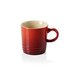 Le Creuset Stoneware Espresso Mug, 100 ml, Cerise, 70305100600099