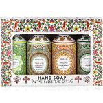 Liquid Hand Soap/Hand Wash Gift Set, Ideal Bathroom Hand Soap and Kitchen Hand Soap Set, Olive Oil + Coconut & Hibiscus + Gardenia + Orange Blossom, 4 x 24.6 fl oz Each Liquid Soap Bottle