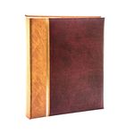 Kenro Grace Classic Photo Album for 300 Photos 6x4 / 10x15cm - Red Faux Leather Slip-In Pages & Memo Space. Premium Photo Album for All Occasions - KD111RD